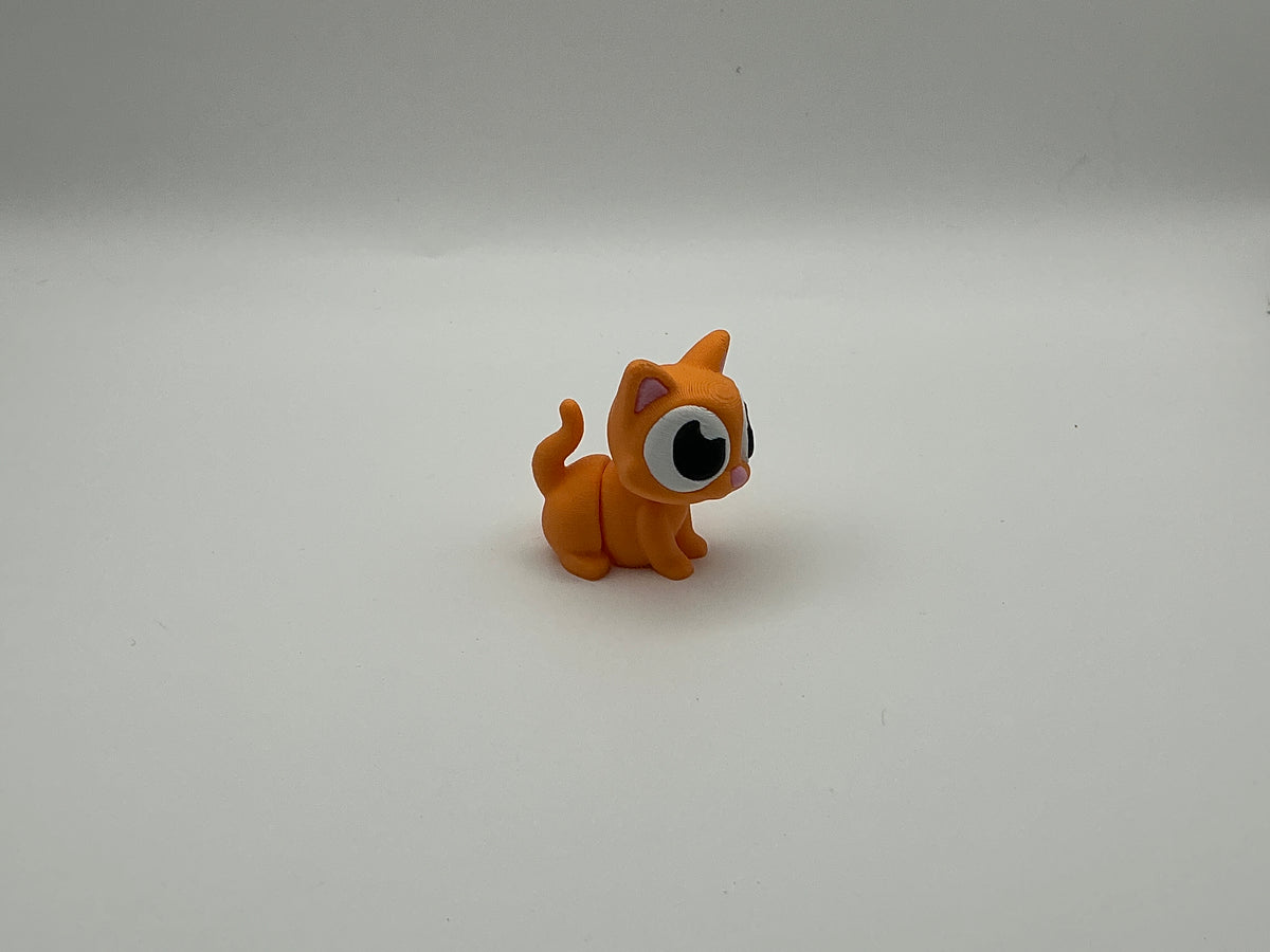 Orange cat figurine