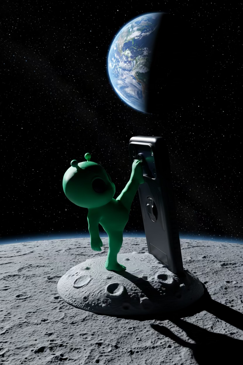 Alien Phone Stand