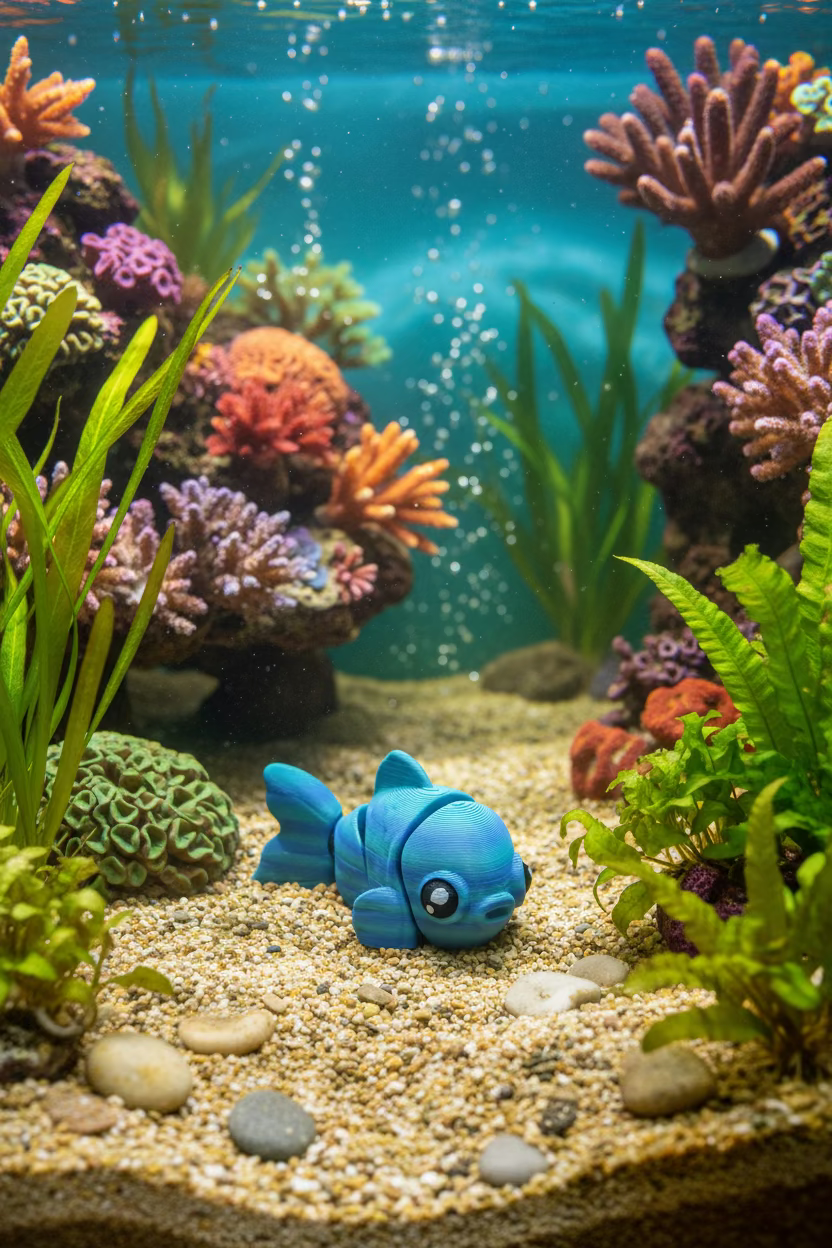 Blue Striped Fish Flexi