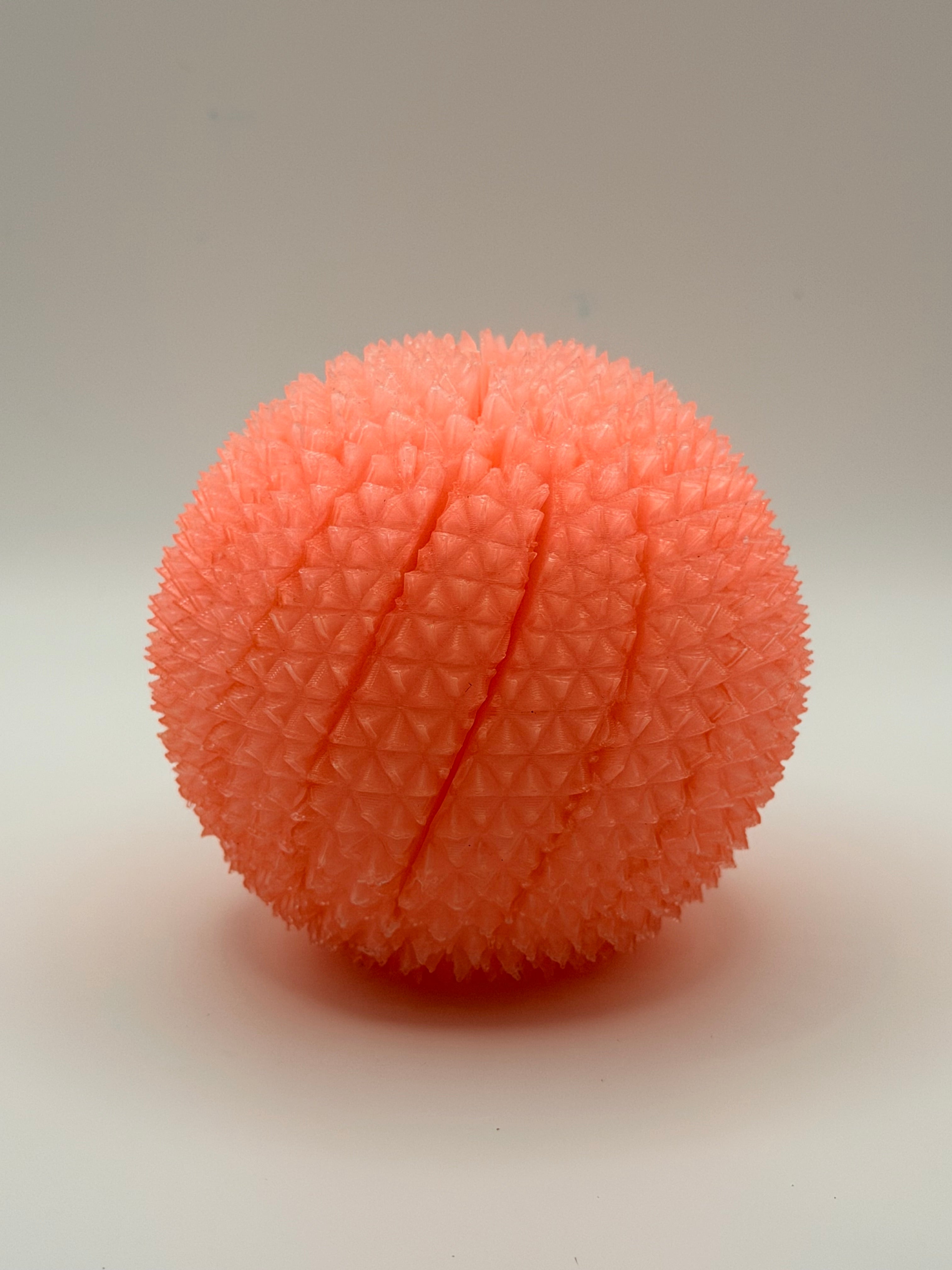 Pink Translucent Spiky Slime Ball