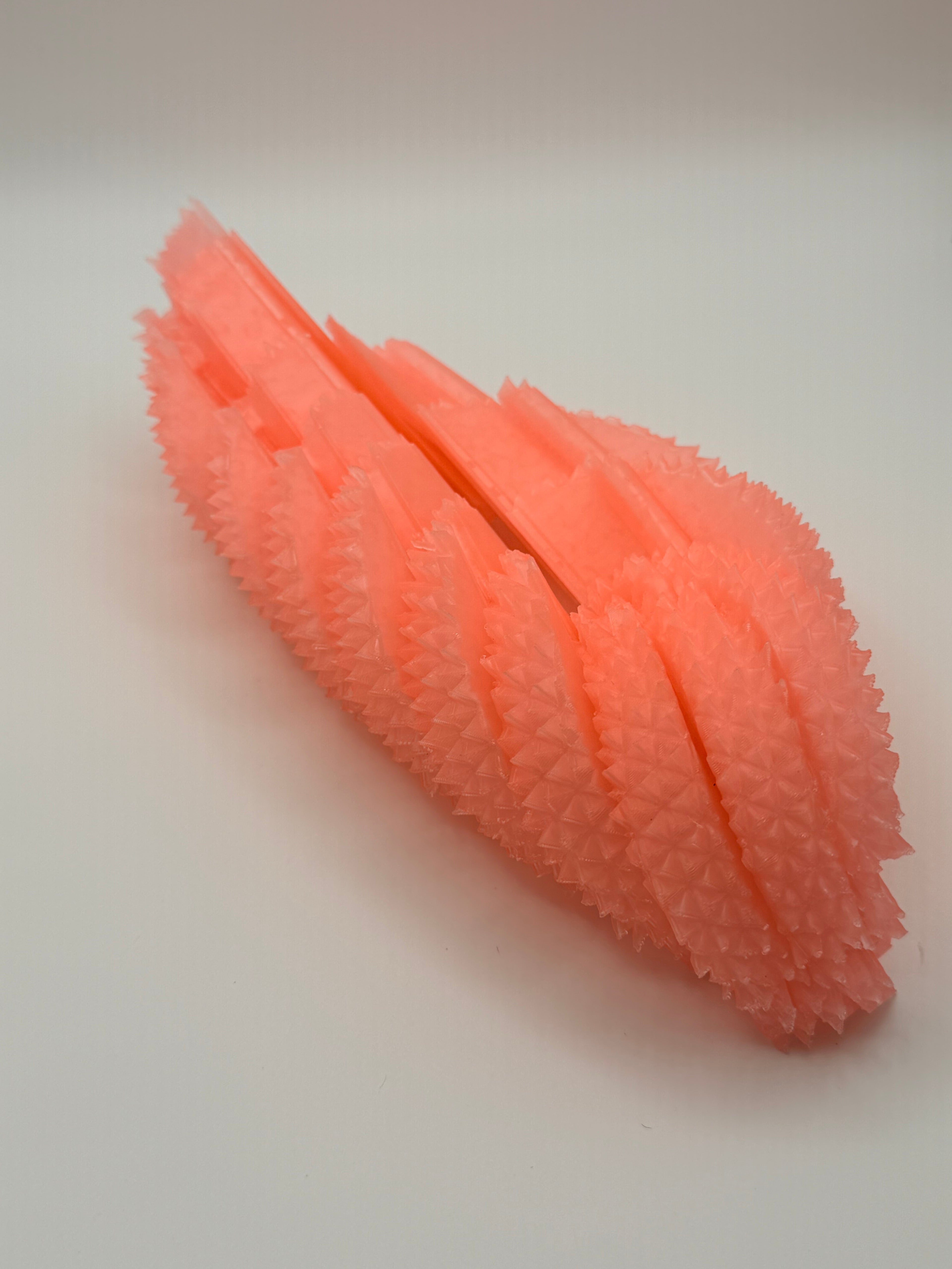 Pink Translucent Spiky Slime Ball