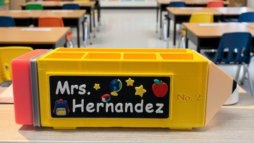 Personalized Teacher Desk Organizer