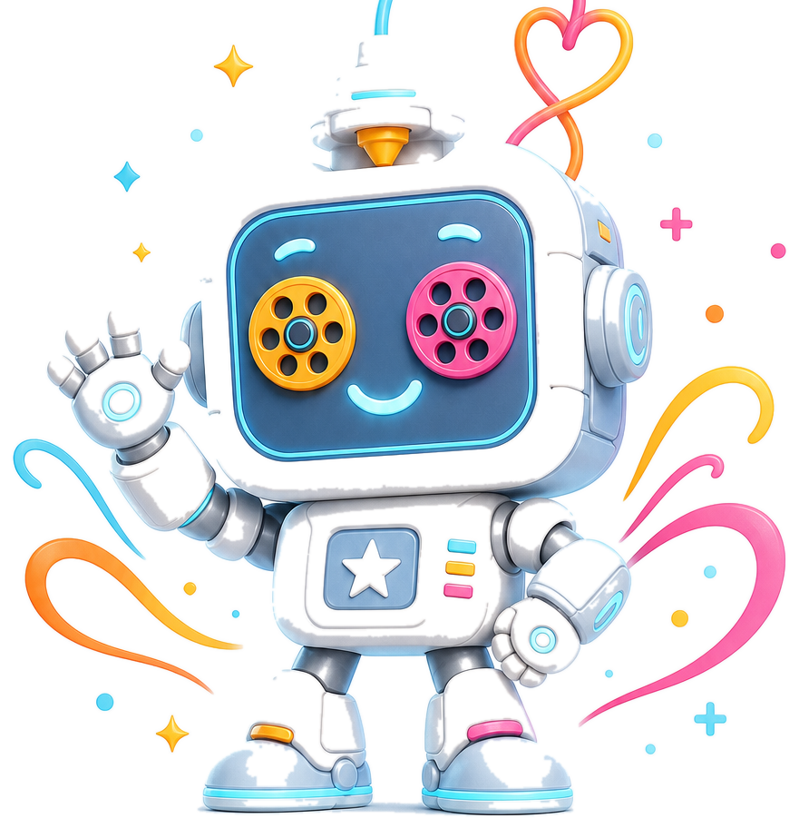 Tactile Creations robot mascot
